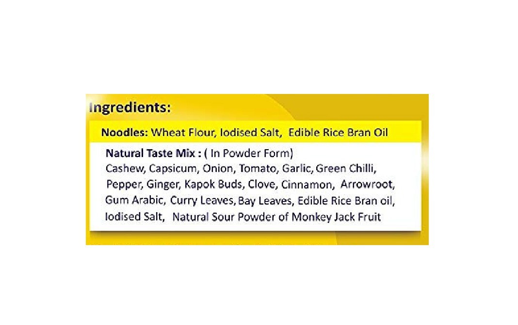 Hem's Instant Noodles With Natural Taste Mix Cashew Capsicum Masala   Pack  280 grams